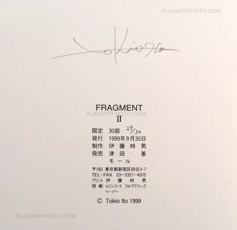Tokio Ito – Fragment II (Signed) (Only 30 copies)