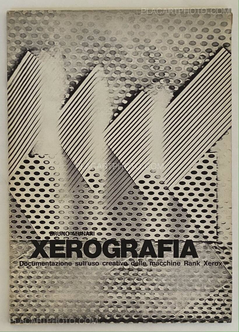 Bruno Munari: XEROGRAFIA, self published, 1970 | Bookshop Le Plac 