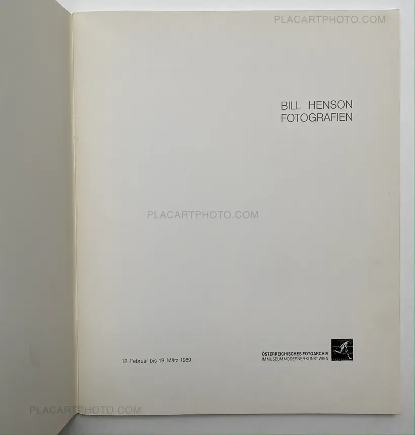 Bill Henson – FOTOGRAFIEN