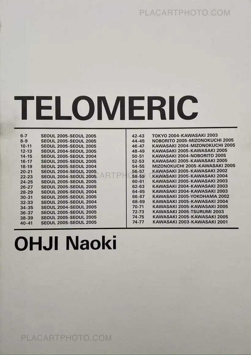 Naoki Ohji – TELOMERIC (SIGNED)