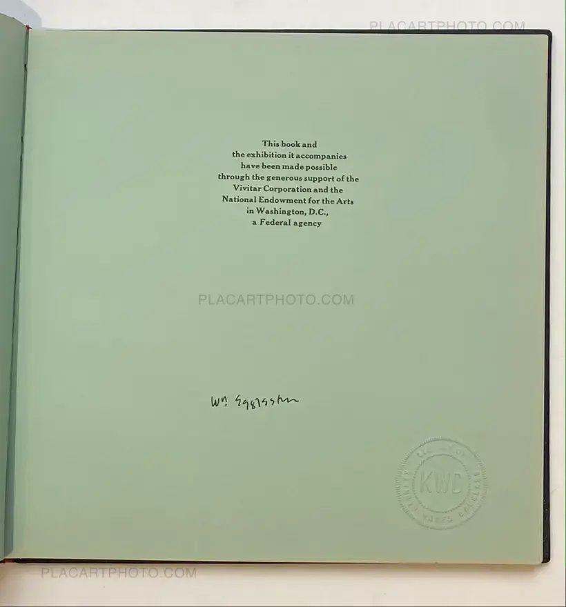 William Eggleston – William Eggleston's Guide (SIGNED)
