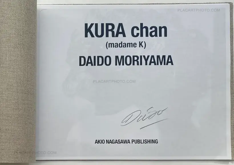 Daido Moriyama – KURA chan (Signed)
