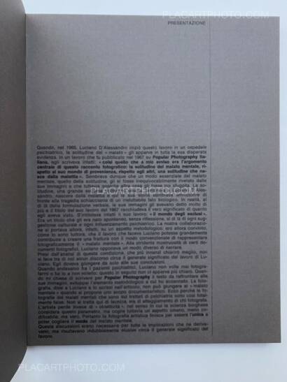 Luciano d'Alessandro,Gli Esclusi : Fotoreportage da un'istituzione totale Luciano d'Alessandro,Gli Esclusi : Fotoreportage da un'istituzione totale
