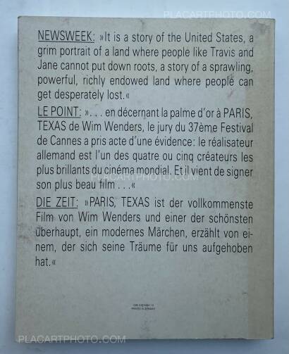 Wim Wenders,PARIS, TEXAS 