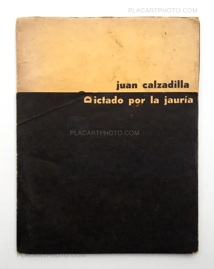 Juan Calzadilla – Dictado por la jauria (Signed and dedicated)