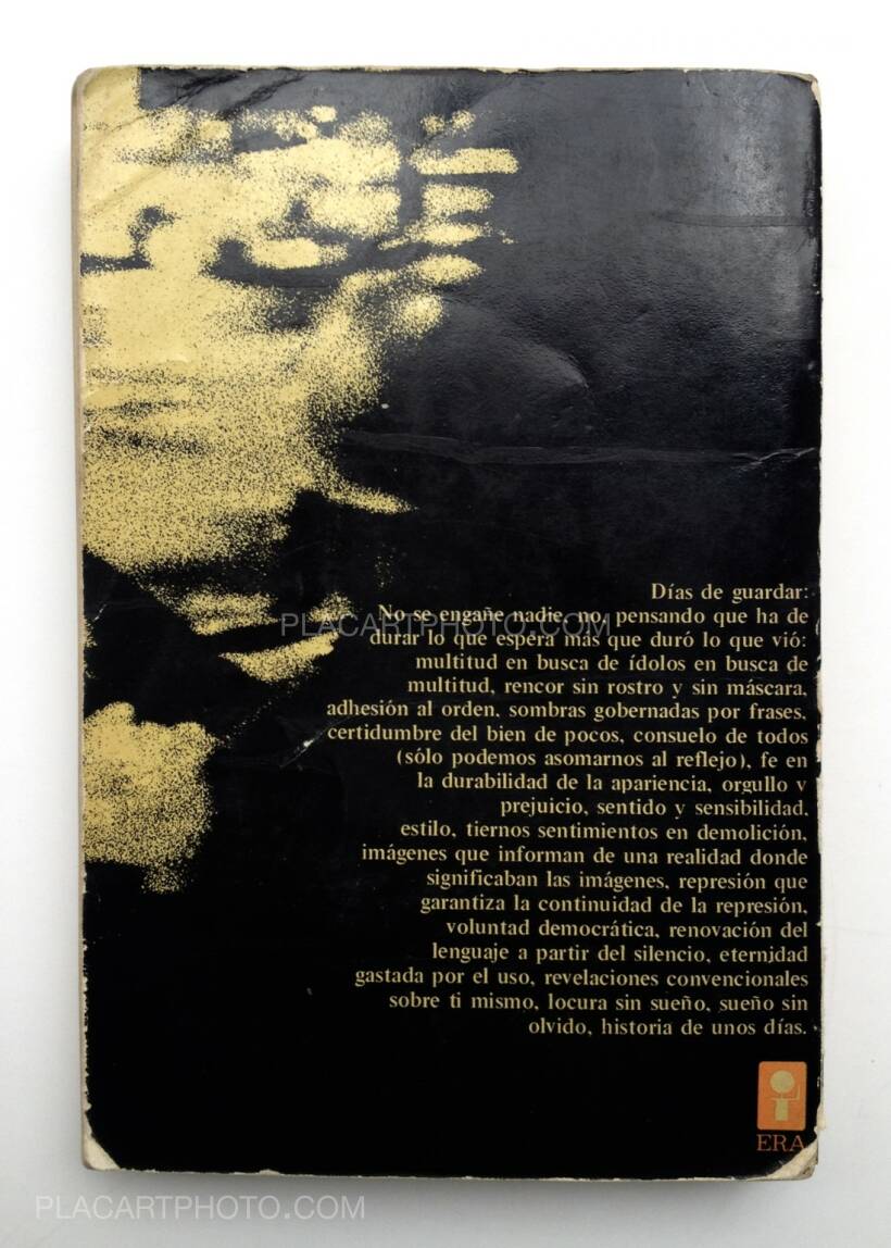 Carlos Monsivais: Dias de Guardar, Ediciones Era, 1970 | Bookshop Le ...
