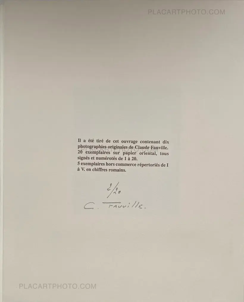 Claude Fauville – Pisseuses (SIGNED AND LIMITED TO 20 COPIES)