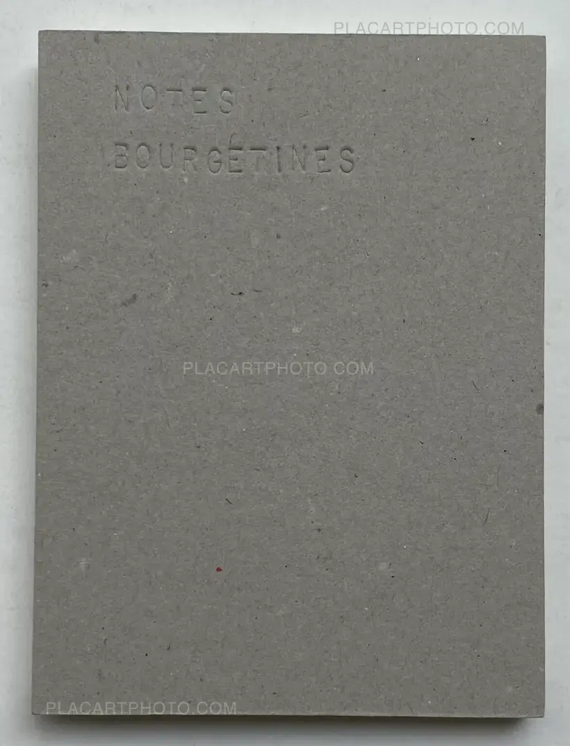 Sandrine Marc – NOTES BOURGEDINES (SIGNED, Artist's edition)