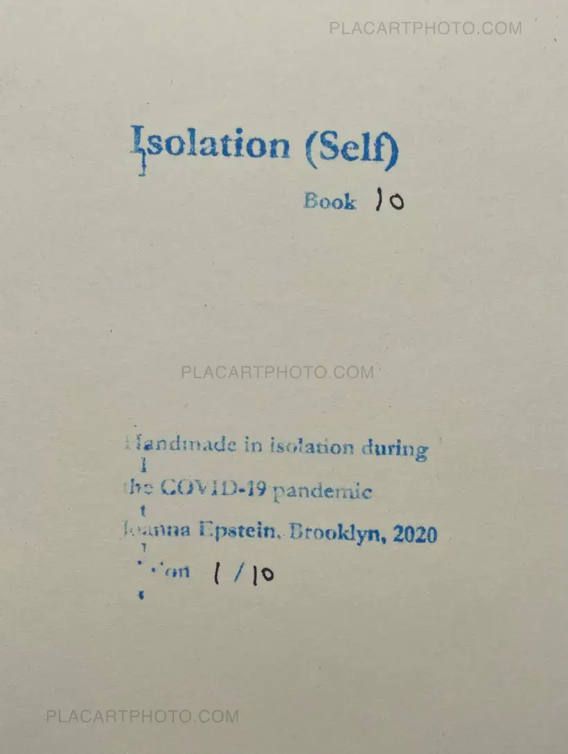 Joanna Epstein – Isolation (Self) (NUMBERED, edt of 10)