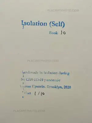 Joanna Epstein – Isolation (Self) (NUMBERED, edt of 10)