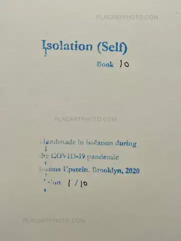 Joanna Epstein – Isolation (Self) (NUMBERED, edt of 10)