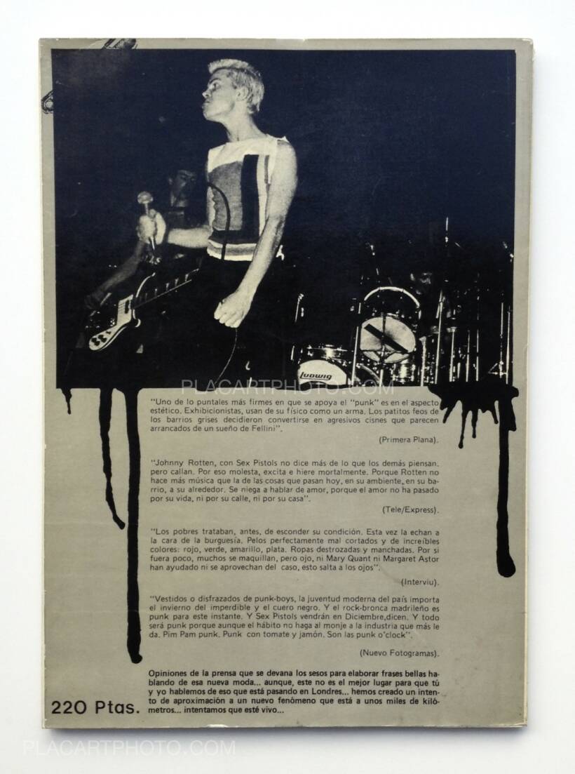 Salvador Costa: Punk, Producciones Editoriales, 1977 | Bookshop Le Plac'Art  Photo