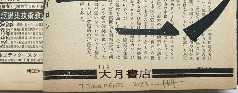 Thibault Tourmente – Asahi Journal (02/04) #5 (UNIQUE and SIGNED)