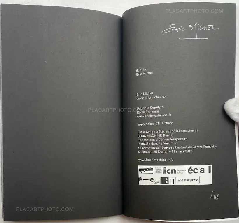 Eric Michel – iLights (WITH A PRINT, SIGNED, edt of 48)