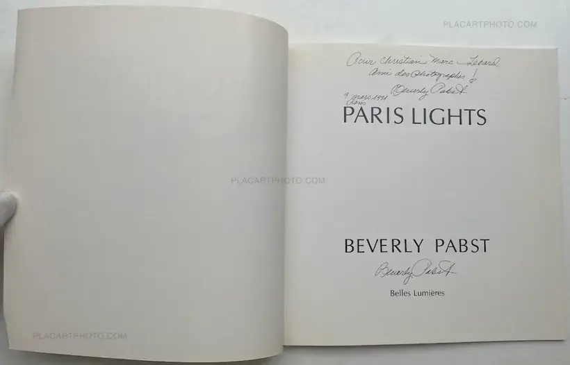 Beverly Pabst – PARIS LIGHT (SIGNED)