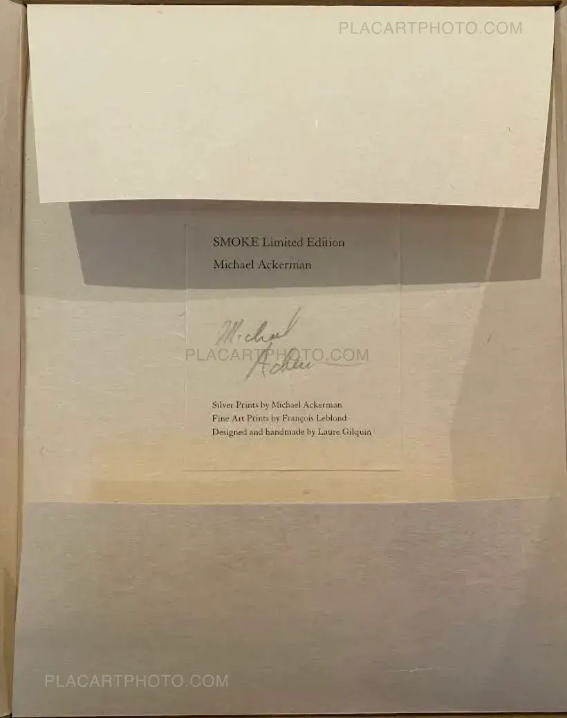 Michael Ackerman – Smoke (ARTIST'S EDITION)