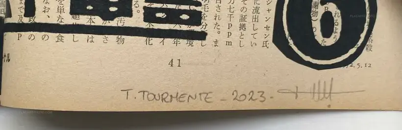Thibault Tourmente – Asahi Journal (12/05) #8 (UNIQUE and SIGNED)