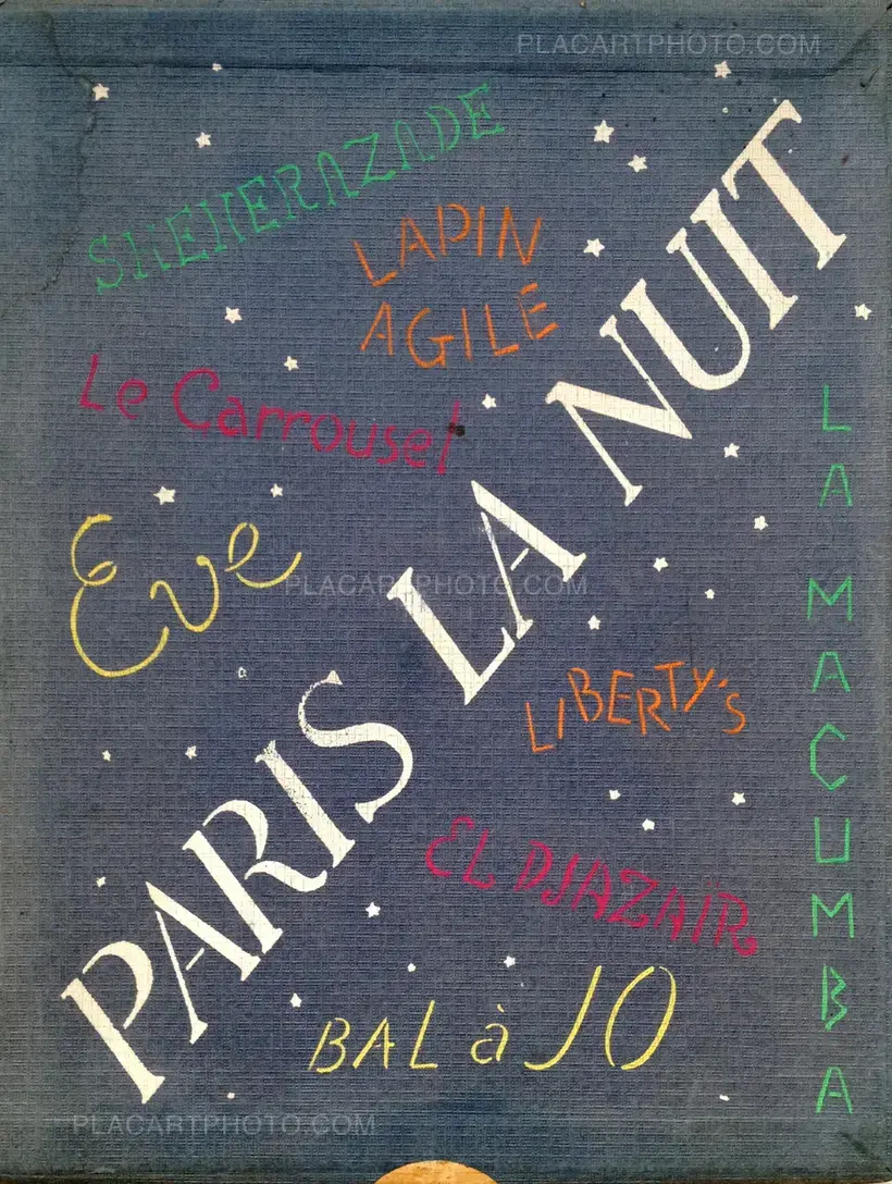 Daniel Frasnay – PARIS LA NUIT (envoi de l'auteur)