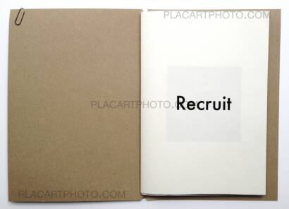 Hiroshi Okamoto,Recruit (Handmade book ltd edt 147 copies signed)