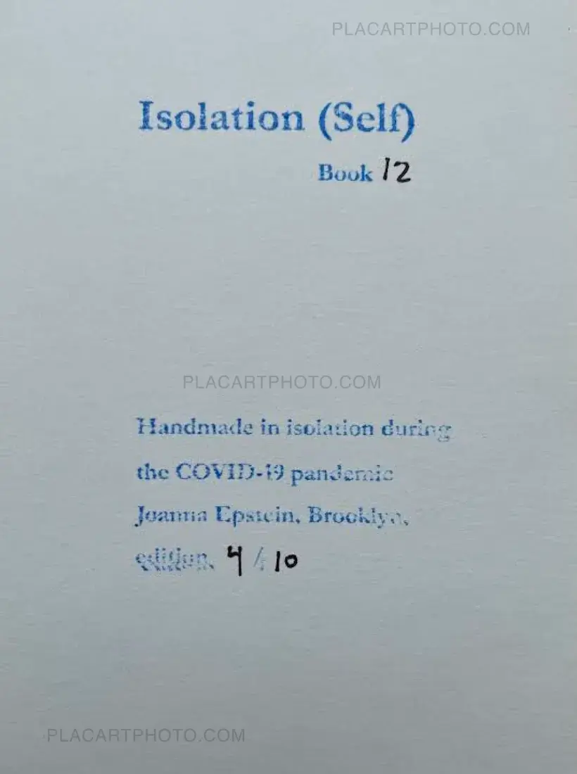 Joanna Epstein – Isolation (Self) (NUMBERED, edt of 10)