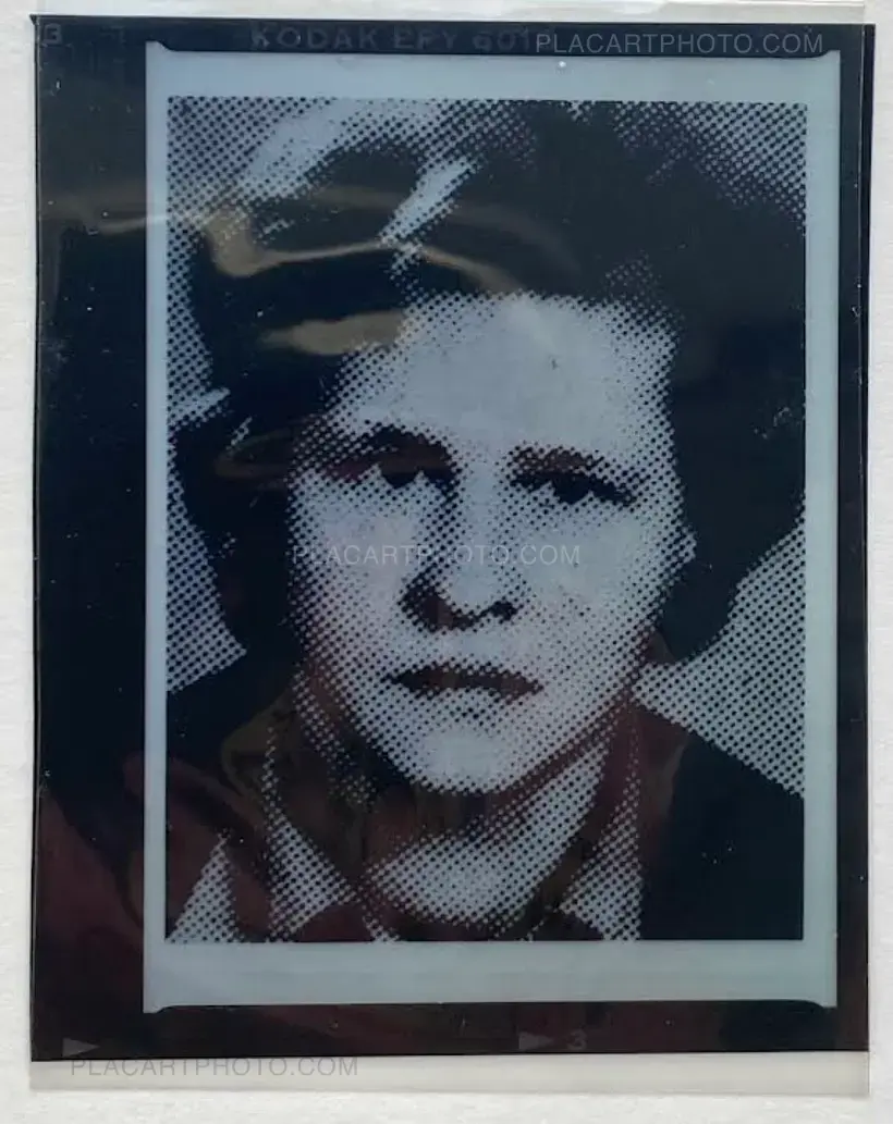 Luc Delahaye – mémo (with two portraits on photo film)