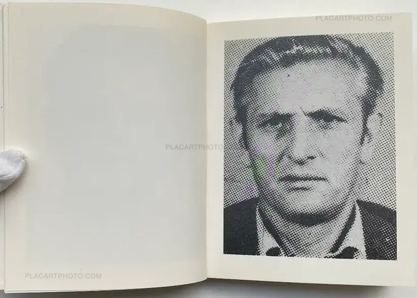 Luc Delahaye – mémo (with two portraits on photo film)