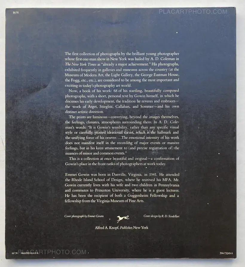 Emmet Gowin – Emmet Gowin Photographs (FIRST EDITION)
