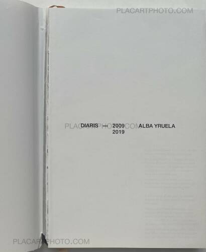 Alba Yruela,DIARIES 2009-2019