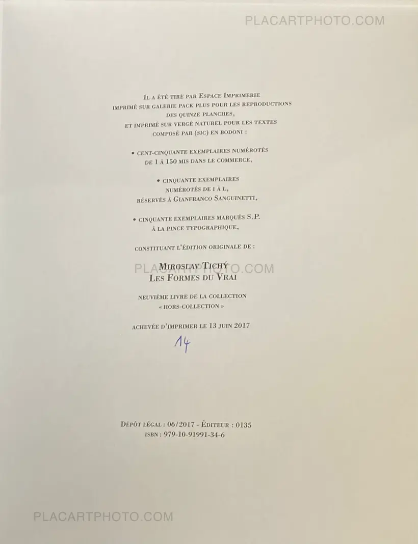 Miroslav Tichy – MIROSLAV TICHÝ LES FORMES DU VRAI (SIGNED AND NUMBERED, edt of 150)
