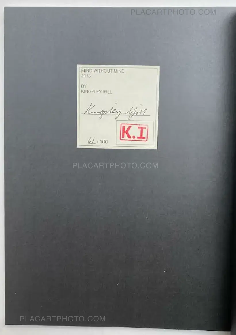 Kingsley Ifill – MIND WITHOUT MIND (SIGNED AND NUMBERED, edt of 100)