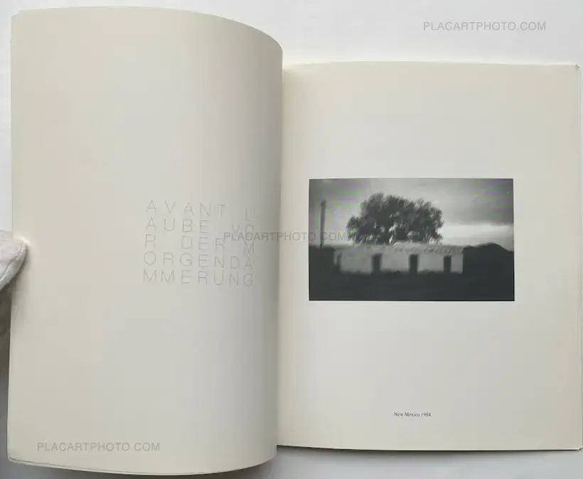 Bernard Plossu – Avant l'aube / Vor der Morgendämmerung: Photographien (SIGNED)
