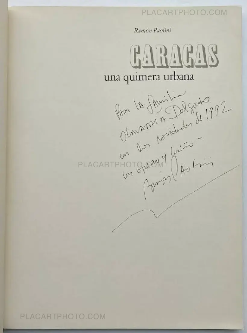 Ramon Paolini – Caracas - una quimera urbana (SIGNED)