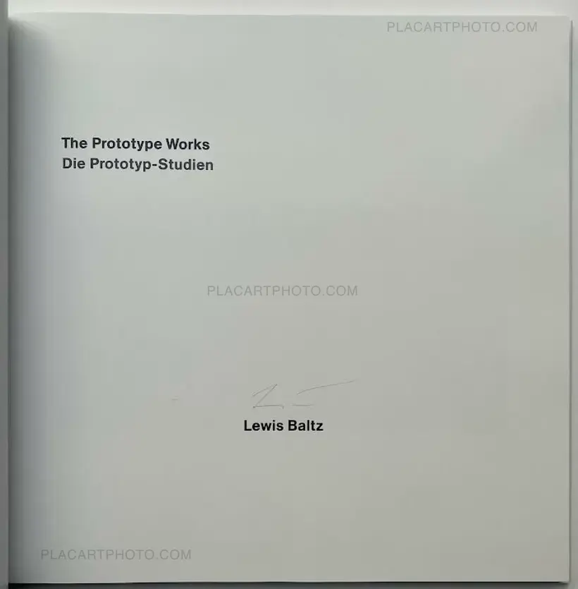 Lewis Baltz – LEWIS BALTZ - 3 VOLUME SET (ALL SIGNED)