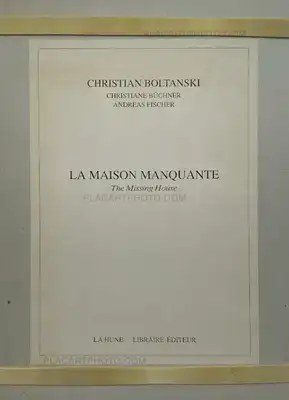 Christian Boltanski – La maison manquante (Numbered and signed, edt of 100 + 20 AP)