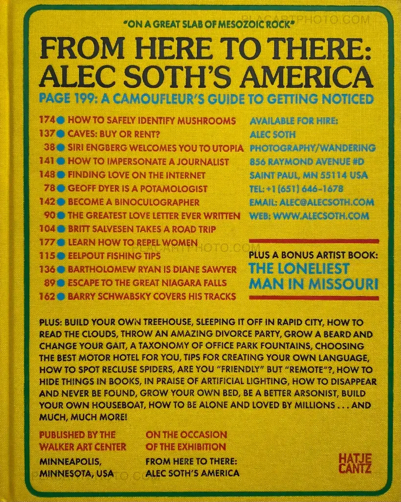 Alec Soth – FROM THERE TO THERE: ALEC SOTH'S AMERICA (Signed)