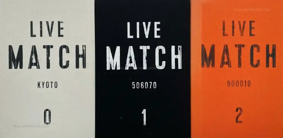 Collective – LIVE MATCH (Complete set of 3, signed and numbered of only 50)