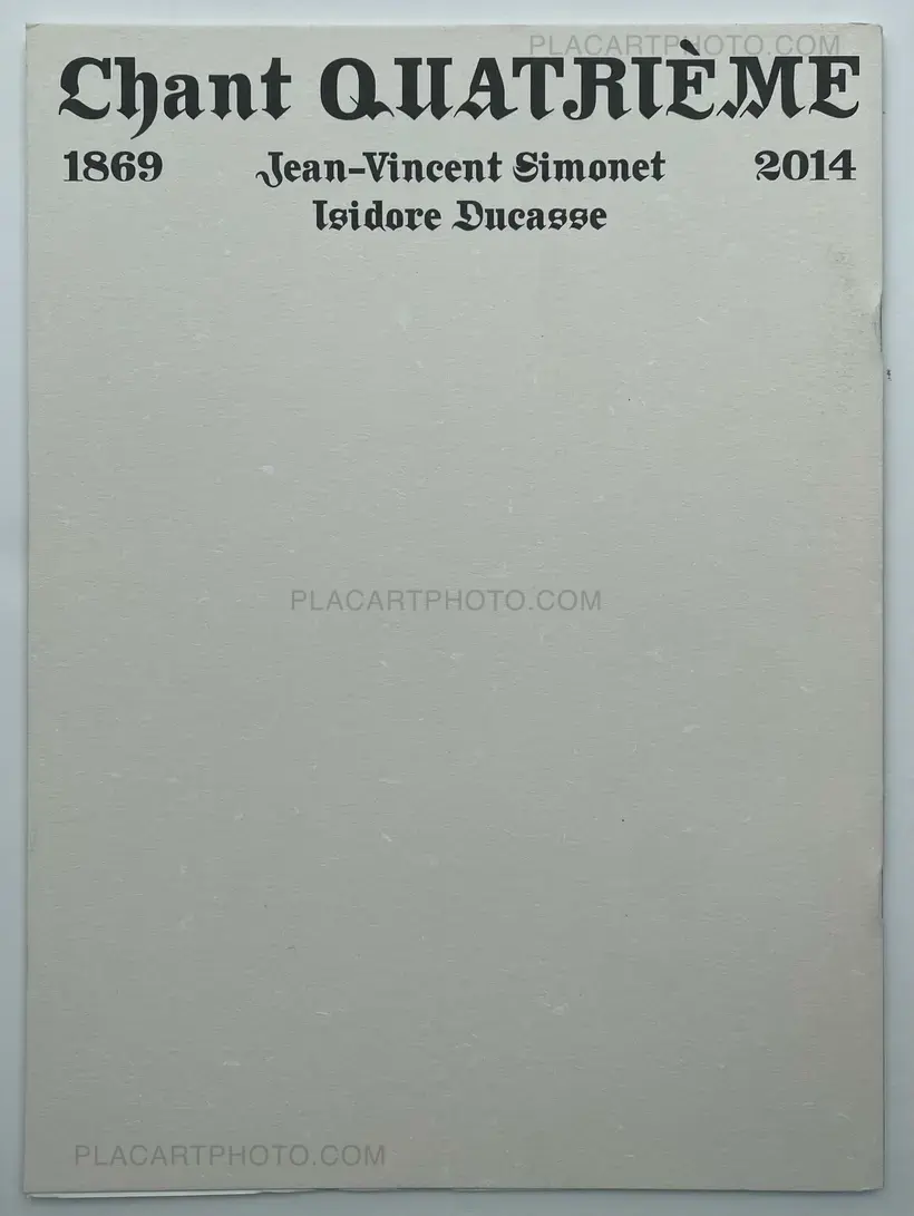 Jean-Vincent Simonet – Les Chants de Maldoror (Complete set of 6 booklets)