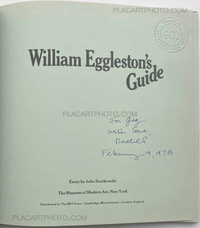 William Eggleston,William Eggleston's Guide