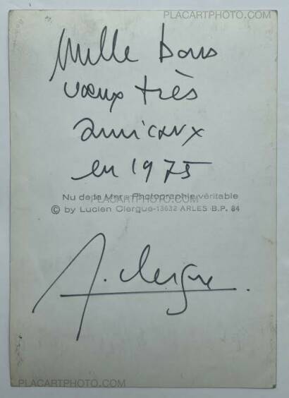 Lucien Clergue,NÉE DE LA VAGUE (With a signed vintage print)