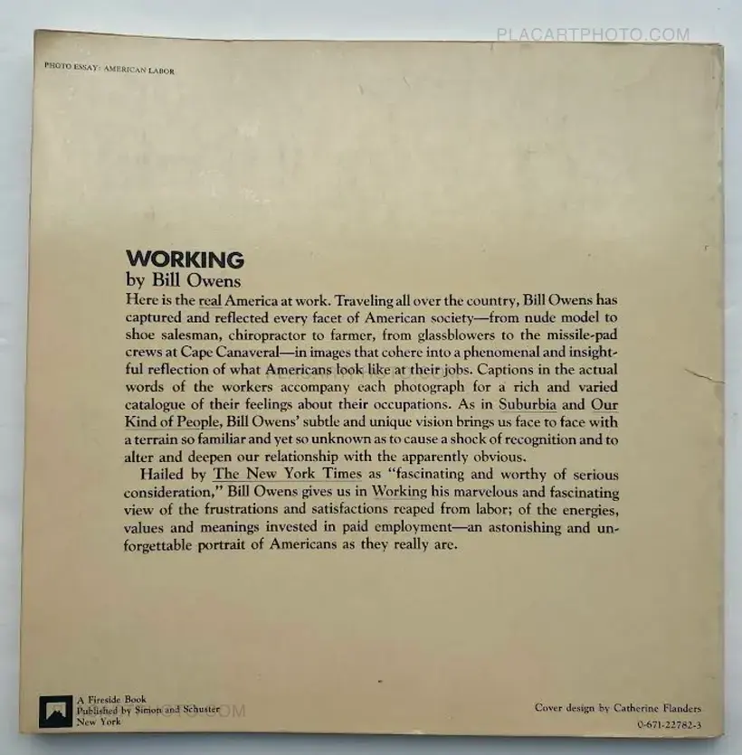Bill Owens – WORKING (I Do It For Money)