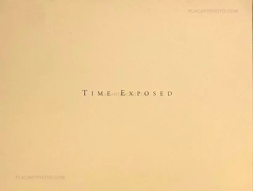 Hiroshi Sugimoto – TIME EXPOSED (SIGNED)