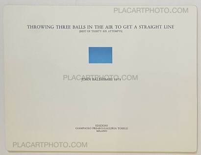 John Baldessari,Throwing Three Balls in the Air to Get a Straight Line (Best of Thirty-Six Attempts)