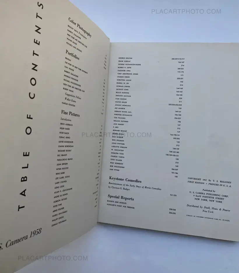 Robert Frank – U.S CAMERA (SIGNED)