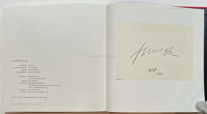 Issei Suda – Early Works 1970-1975 (SIGNED EDT A.P.)