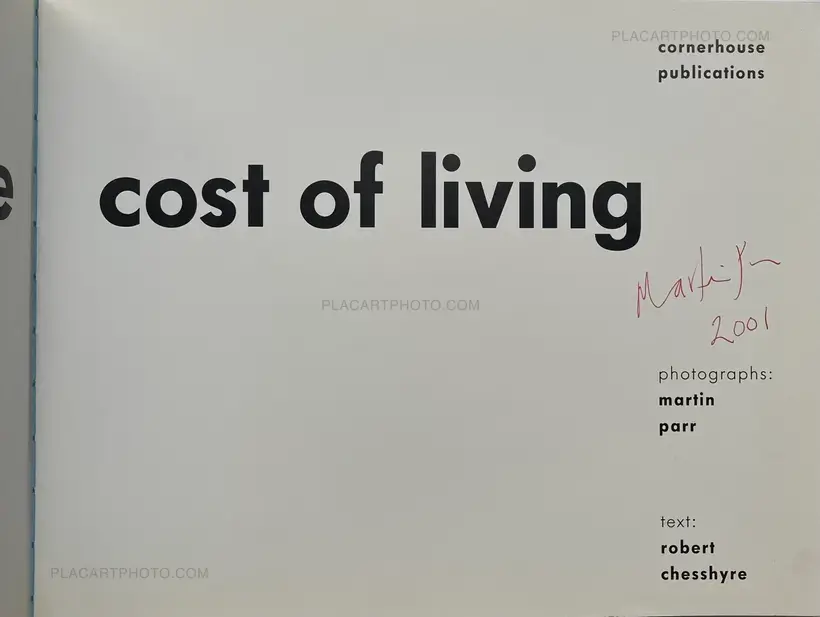 Martin Parr – the cost of living (SIGNED)