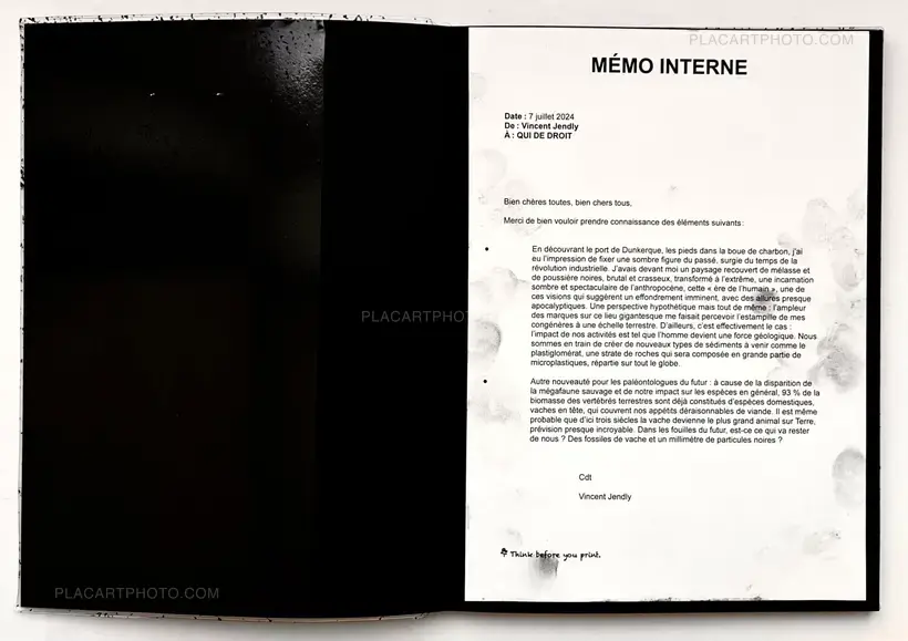Vincent Jendly – ONE MILLIMETER OF BLACK DIRT AND A VEIL OF DEAD COWS (Signed)