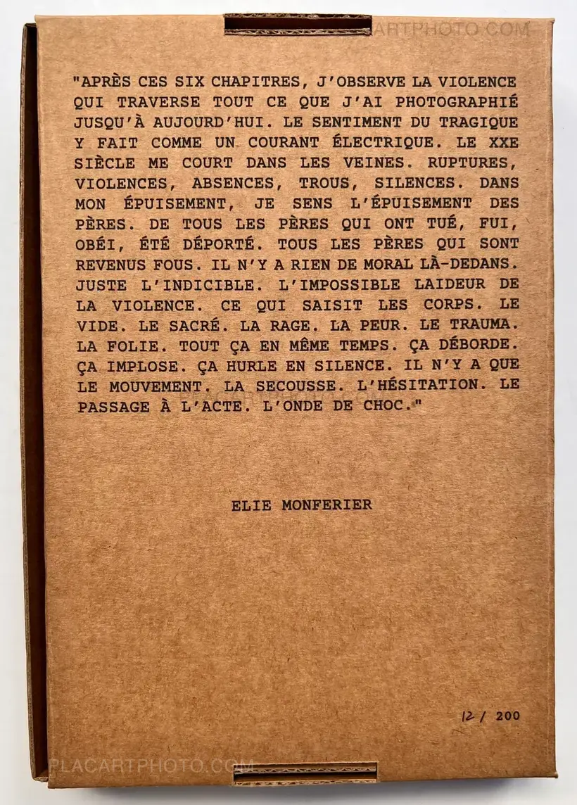 Elie Monferier – Champ de bataille (EDT OF 30)
