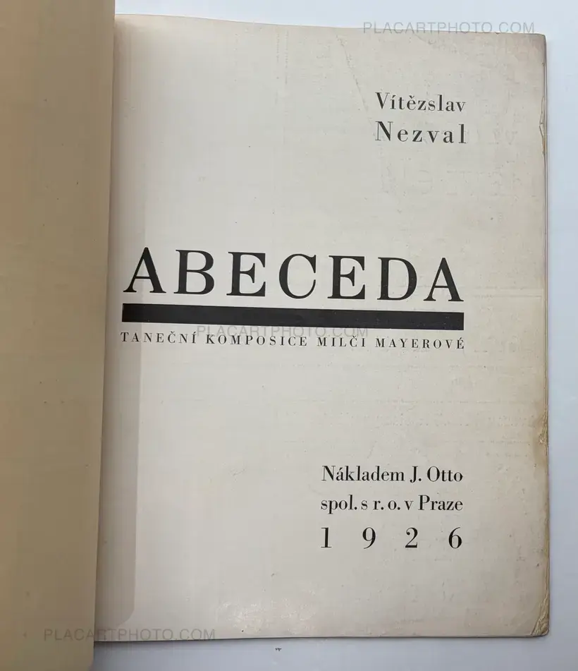 Vitezslav Nezval – ABECEDA