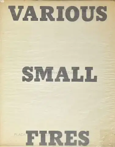 Ed Ruscha – Various small fires and milk (First Edt)