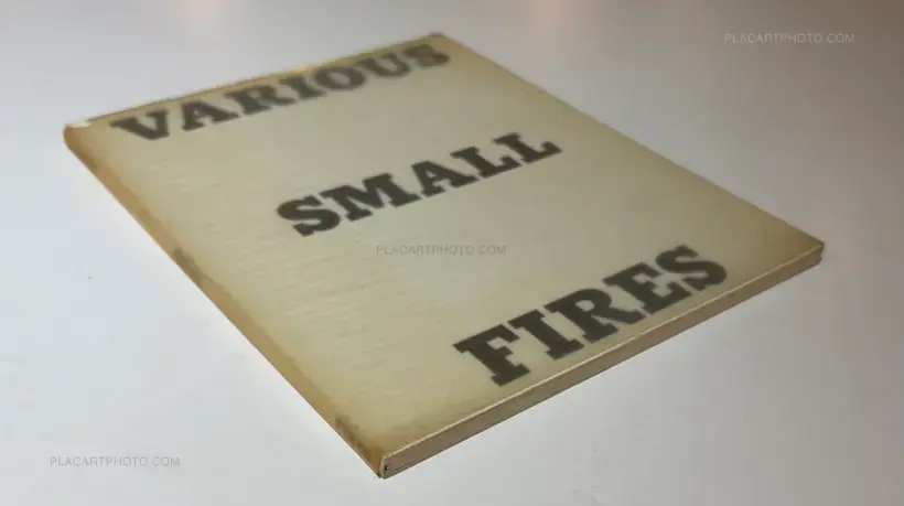 Ed Ruscha – Various small fires and milk (First Edt)
